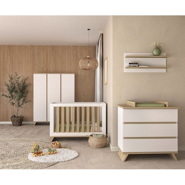 POSTÝLKA FAKTUM SIENNA WHITE 60X120 CM - DŘEVĚNÉ POSTÝLKY - SPINKÁNÍ