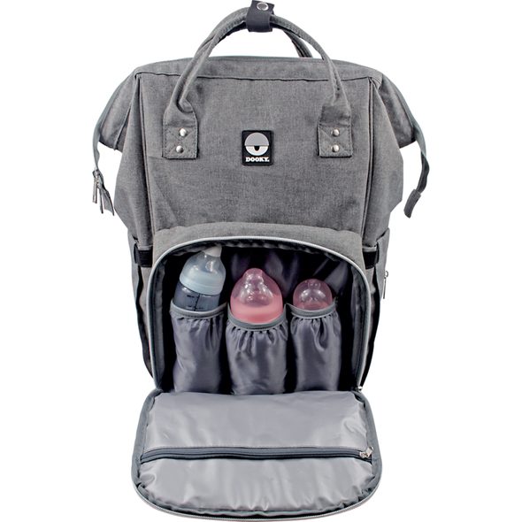 DOOKY PŘEBALOVACÍ BATOH LARGE GREY MELANGE - PŘEBALOVACÍ BATOHY - KOČÁRKY A PŘÍSLUŠENSTVÍ