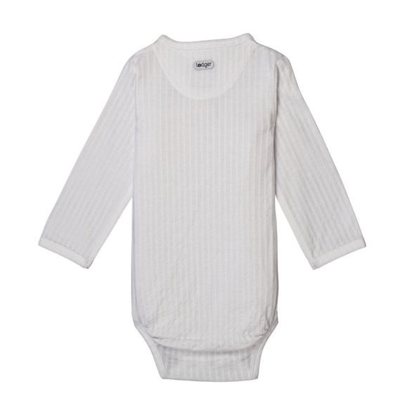 LODGER ROMPER LS SEERSUCKER CLOUD DANCER 56 - BODY - PRO DĚTI