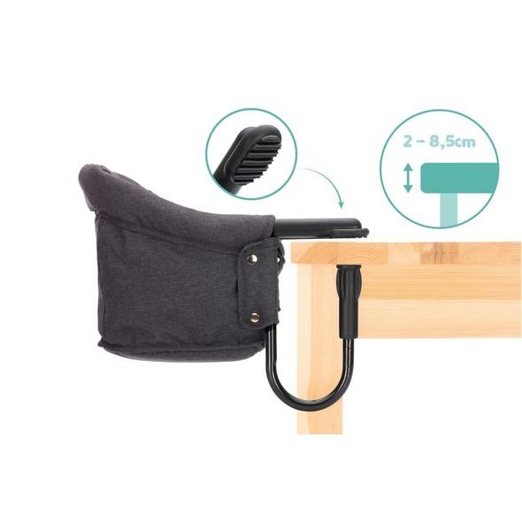 FILLIKID SEDÁTKO KE STOLU FLEXI GREY MELANGE - JÍDELNÍ ŽIDLIČKY CESTOVNÍ - KRMENÍ