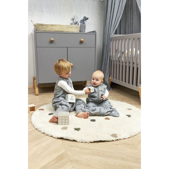 MEYCO JUMPER VEL.80 - ZEBRA ANIMAL GREY - DUPAČKY - PRO DĚTI