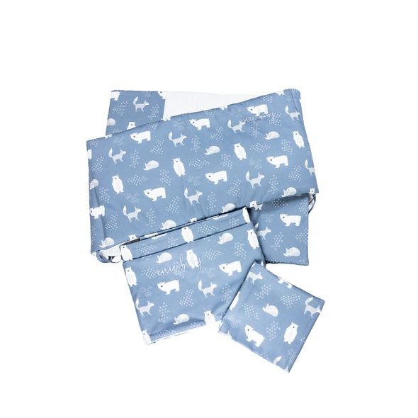 ENIE BABY 3-DÍLNÁ SADA BEAR AND FOX - POVLEČENÍ DO POSTÝLKY - SPINKÁNÍ