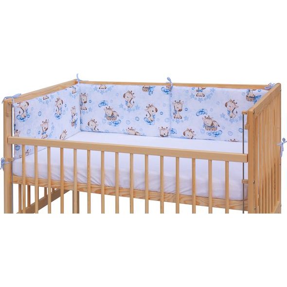 SCARLETT MANTINEL DO POSTÝLKY 4DÍLNÝ SCARLETT FIKI 180X30CM MODRÁ - MANTINELY - SPINKÁNÍ