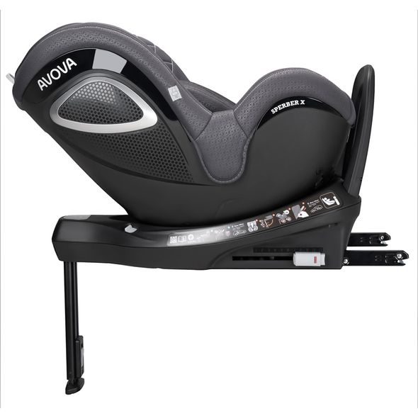 AVOVA SPERBER-FIX X 2026 POLAR GREY-SILVER 40–105 CM - AUTOSEDAČKY 0-18KG - AUTOSEDAČKY A PŘÍSLUŠENSTVÍ
