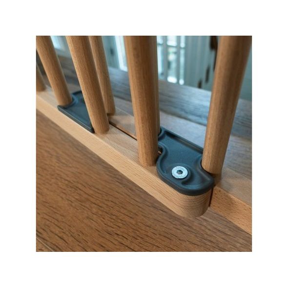 BABY DAN VYSOKÁ ZÁBRANA NA SCHODIŠTĚ BABYDAN ADJUST PRO STAIR GATE WOOD, 65-110CM,ŠROUBOVACÍ, V.81CM - BEZPEČNOST DĚTÍ V DOMÁCNOSTI - KOUPÁNÍ A ZDRAVÍ