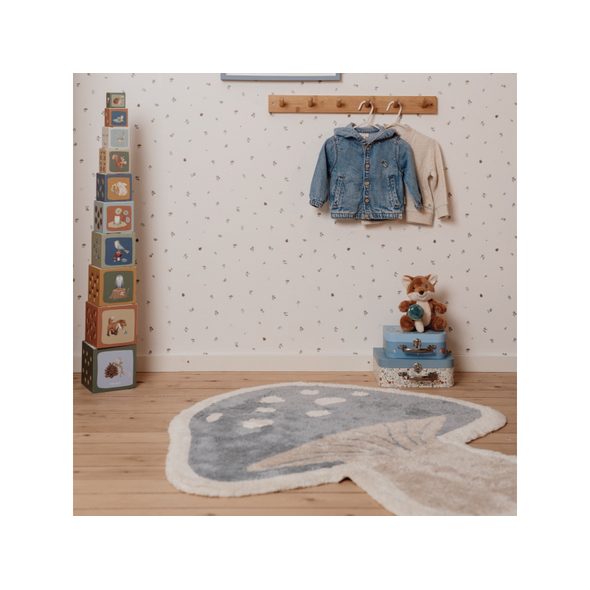 LITTLE DUTCH KOBEREC HOUBA 102X118 CM - HRACÍ PODLOŽKY NA ZEM - SPINKÁNÍ
