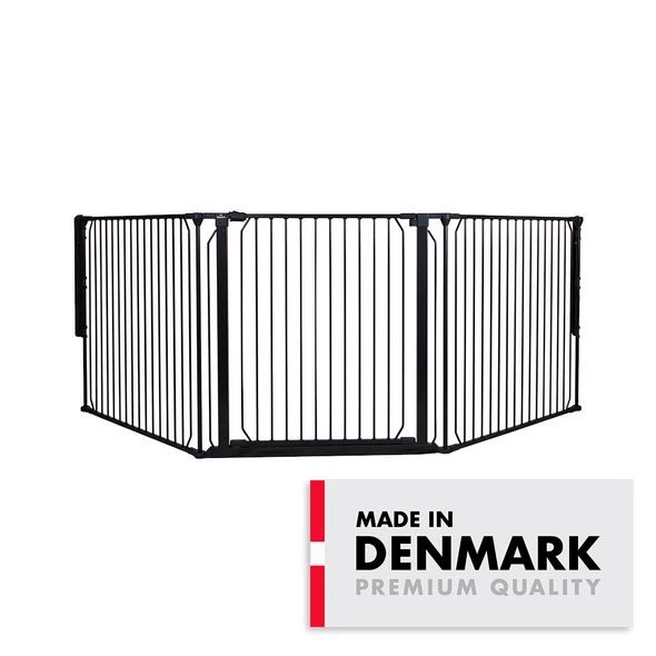 BABY DAN UNIVERZÁLNÍ PROSTOROVÁ ZÁBRANA BABYDAN COMBIFIT L, ČERNÁ - OHRÁDKY - KOUPÁNÍ A ZDRAVÍ