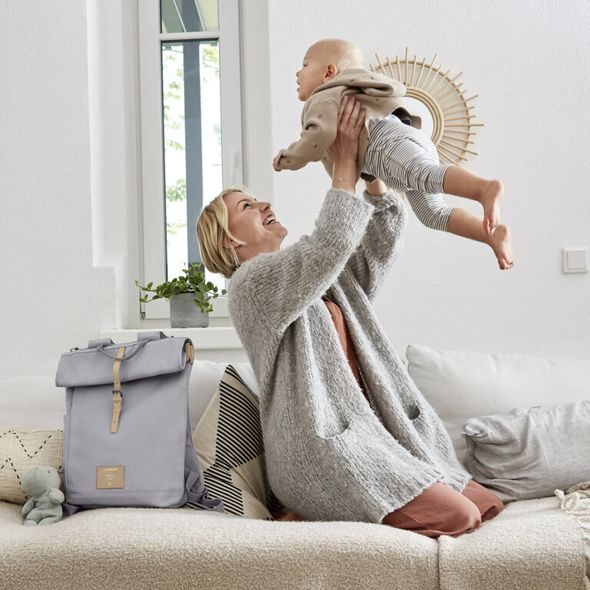 LÄSSIG GREEN LABEL ROLLTOP BACKPACK CINNAMON - PŘEBALOVACÍ BATOHY - KOČÁRKY A PŘÍSLUŠENSTVÍ