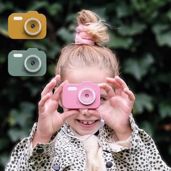 ZAZU FUN - DĚTSKÝ DIGITÁLNÍ FOTOAPARÁT - ŽLUTÝ - HRAČKY PRO DĚTI - PRO DĚTI