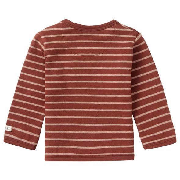 NOPPIES SWEATER HOBHOUSE MAHOGANEY - KABÁTKY, MIKINKY - PRO DĚTI