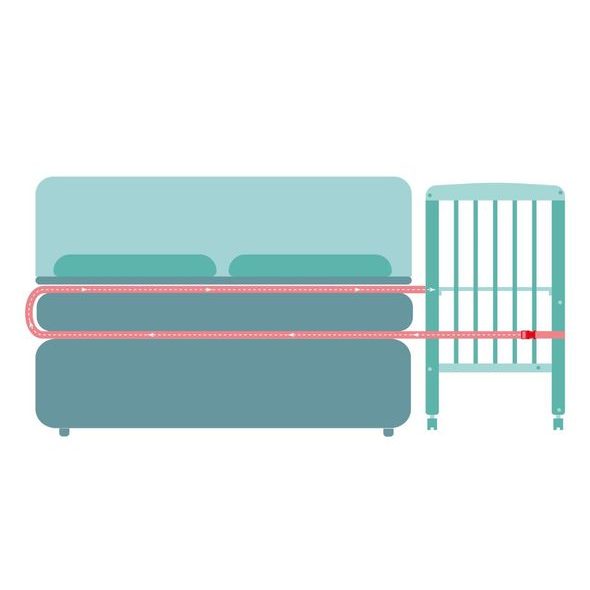 FILLIKID PŘÍSTAVNÁ POSTÝLKA NINO NATURE - K RODIČOVSKÉ POSTELI - SPINKÁNÍ