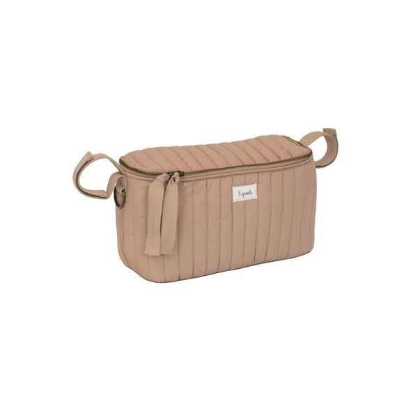 3 SPROUTS ORGANIZÉR NA KOČÁREK PROŠÍVANÝ SOLID CLAY - ORGANIZÉRY A KOŠÍKY - KOČÁRKY A PŘÍSLUŠENSTVÍ