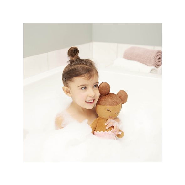 B-TOYS PANENKA PLYŠOVÁ DO VANY LULLA BABY LIGHT BROWN HAIR - HRAČKY DO VANY - PRO DĚTI