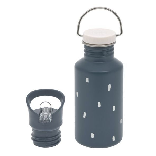 LÄSSIG BOTTLE STAINLESS STEEL HAPPY PRINTS MIDNIGHT BLUE - TERMOOBALY A TERMOSKY - KRMENÍ