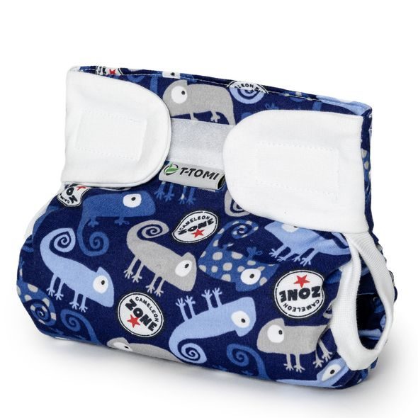 T-TOMI ORTOPEDICKÉ ABDUKČNÍ KALHOTKY - SUCHÝ ZIP DARK CHAMELEON (3-6KG) - PLENKOVÉ KALHOTKY - PŘEBALOVÁNÍ