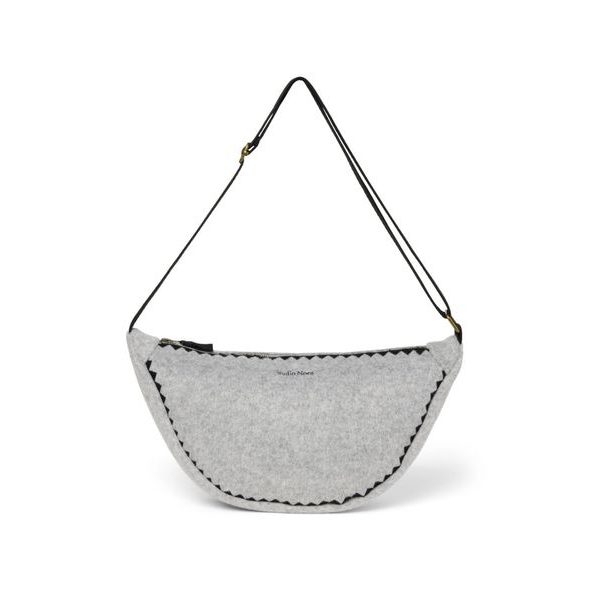 STUDIO NOOS VLNĚNÁ ADULT FANNY KABELKA GREY - ORGANIZÉRY A KOŠÍKY - KOČÁRKY A PŘÍSLUŠENSTVÍ