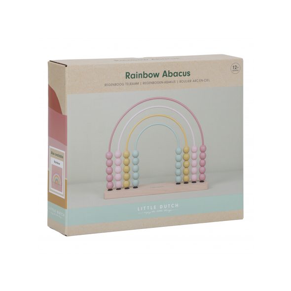 LITTLE DUTCH POČÍTADLO DŘEVĚNÉ DUHA FAIRY GARDEN - MOTORICKÉ A HRY - PRO DĚTI