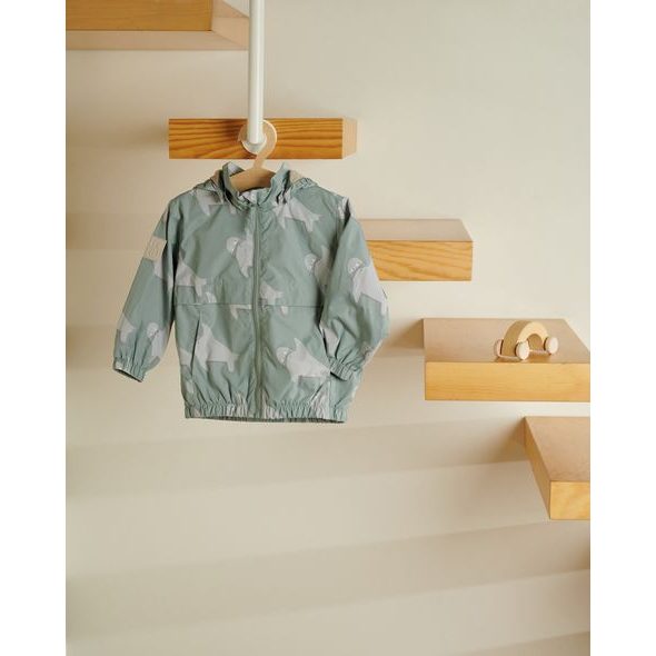 LEOKID VĚTROVKA SHELLS SEA TOT GREEN VEL. 4 - 5 LET (VEL. 104) - BUNDY - PRO DĚTI