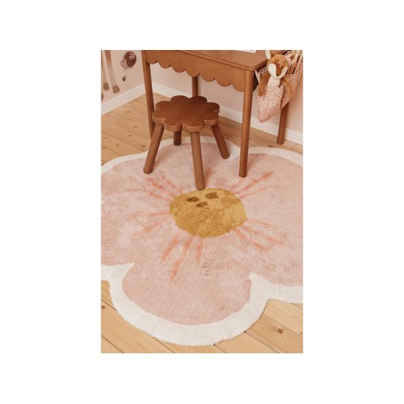 LITTLE DUTCH KOBEREC KVĚTINA 110X110 CM - HRACÍ PODLOŽKY NA ZEM - SPINKÁNÍ