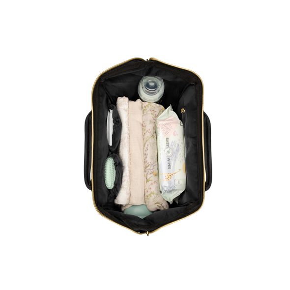 KIKKABOO PŘEBALOVACÍ BATOH SIENA BLACK & GOLD - PŘEBALOVACÍ BATOHY - KOČÁRKY A PŘÍSLUŠENSTVÍ