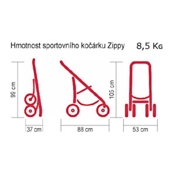 INGLESINA ZIPPY ALL OVER 2010 - SPORTOVNÍ KOČÁRKY - KOČÁRKY A PŘÍSLUŠENSTVÍ