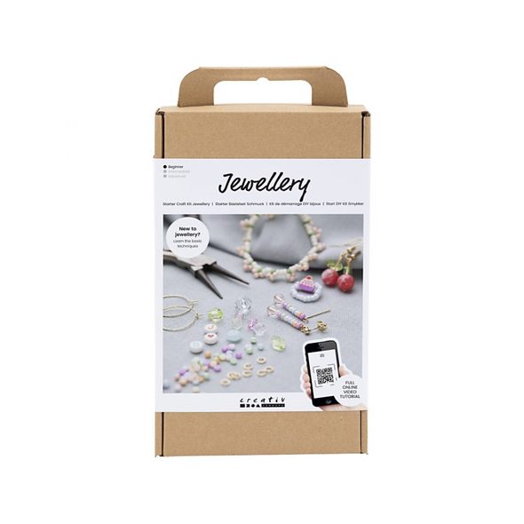 CREATIV COMPANY KREATIVNÍ SADA ŠPERKY Z KORÁLKŮ BAREVNÉ - NAVLÉKÁNÍ - PRO DĚTI