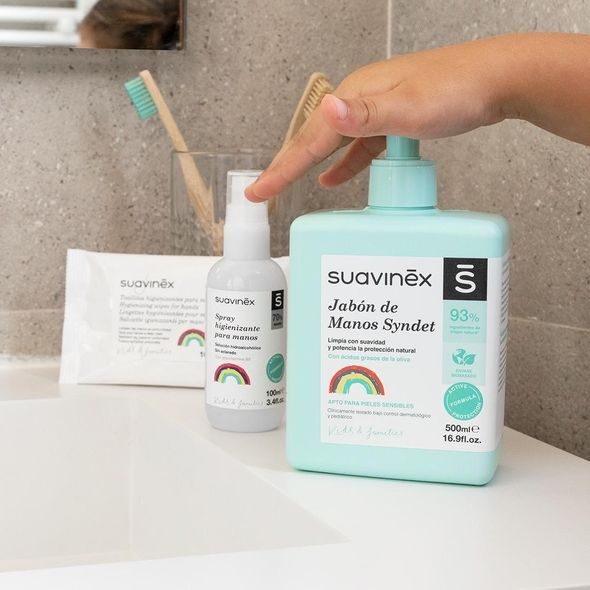 SUAVINÉX SYNDET MÝDLO NA RUCE 500ML - ŠAMPONY A KOSMETIKA - KOUPÁNÍ A ZDRAVÍ