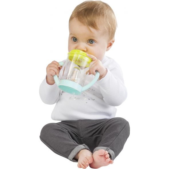 VULLI NETEKOUCÍ HRNEČEK ŽIRAFA SOPHIE, 180ML - DĚTSKÉ HRNEČKY - KRMENÍ