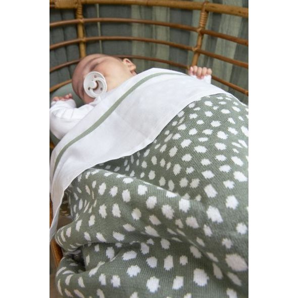 MEYCO DEKA CHEETAH - FOREST GREEN - DĚTSKÉ DEKY PRO MIMINKA - SPINKÁNÍ