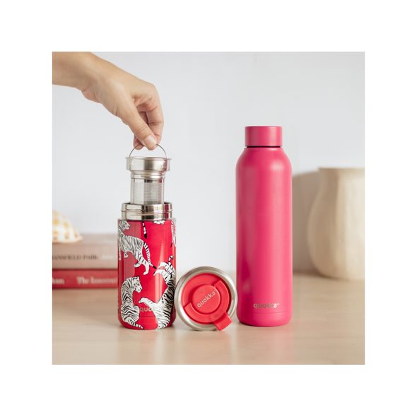 QUOKKA NEREZOVÁ TERMOLÁHEV SOLID RASPBERRY PINK 630 ML - TERMOOBALY A TERMOSKY - KRMENÍ