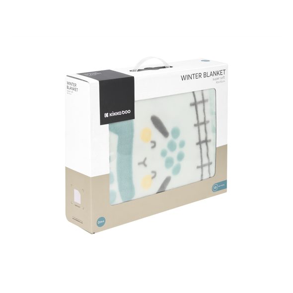 KIKKABOO DĚTSKÁ DEKA SUPER SOFT 140X110 CM SLEEPY SHEEP - DĚTSKÉ DEKY PRO MIMINKA - SPINKÁNÍ