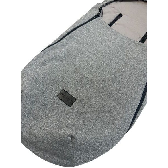 BAVLNĚNÝ FUSAK PINKIE SHINE GREY-LEHKÝ - FUSAKY DO KOČÁRKU - KOČÁRKY A PŘÍSLUŠENSTVÍ