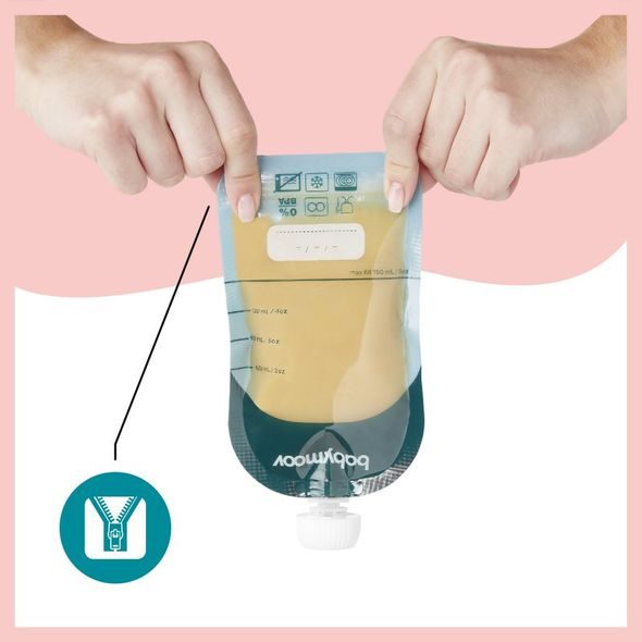 BABYMOOV SADA SÁČKŮ 150ML 20KS - KAPSIČKY NA JÍDLO - KRMENÍ