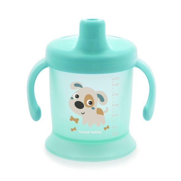 CANPOL BABIES NEVYLÉVACÍ HRNÍČEK BUNNY & COMPANY 200 ML - KOJENECKÉ LAHVE - KRMENÍ