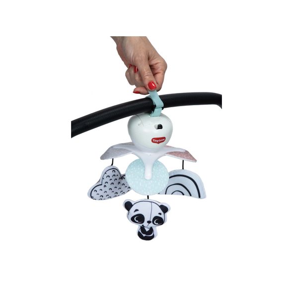 TINY LOVE HUDEBNÍ KOLOTOČ NA CESTY BLACK & WHITE - HRAČKY K ZAVĚŠENÍ - PRO DĚTI