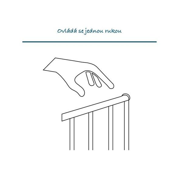 BABY DAN UNIVERZÁLNÍ PROSTOROVÁ ZÁBRANA BABYDAN COMBIFIT L, ČERNÁ - OHRÁDKY - KOUPÁNÍ A ZDRAVÍ