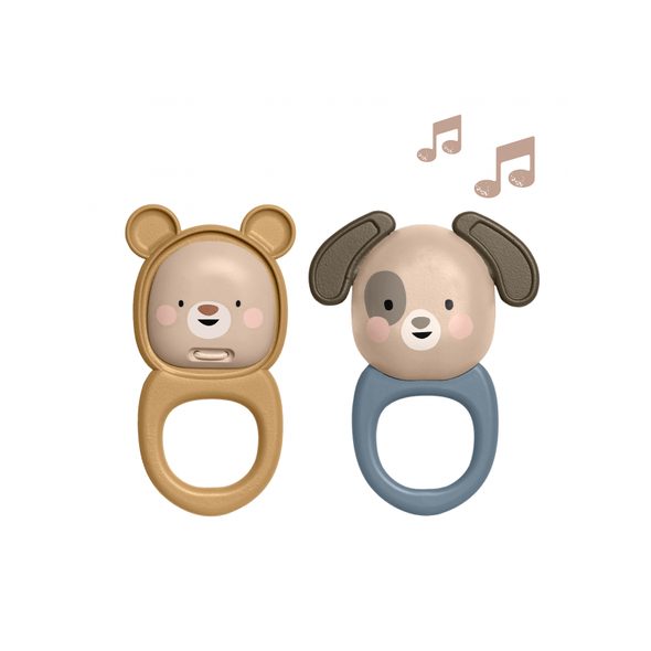 TAF TOYS CHRASTÍTKA SOUND DISCOVERY DUO BELL & CLAPPER - CHRASTÍTKA - PRO DĚTI