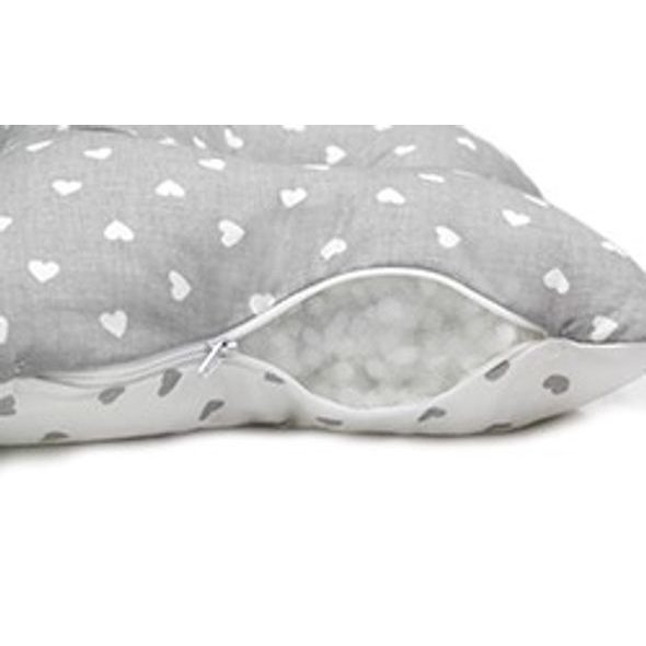 SCAMP POLŠTÁŘEK (LITTLEHEARTGREYWHITE) - POLŠTÁŘKY PRO MIMINKA (PODHLAVNÍČKY) - SPINKÁNÍ