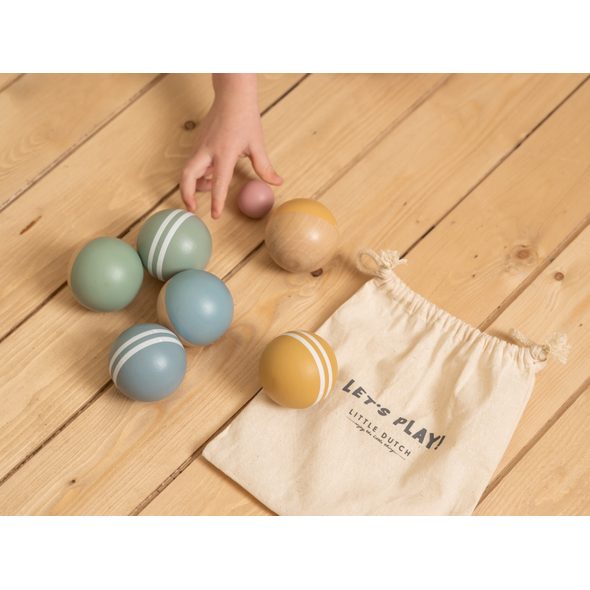 LITTLE DUTCH PETANQUE DŘEVĚNÝ - MOTORICKÉ A HRY - PRO DĚTI