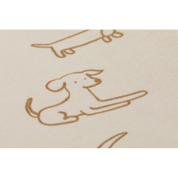 FILLIKID PODLOŽKA NA HRANÍ JERSEY DOG BEIGE 115×180 CM - HRACÍ PODLOŽKY NA ZEM - SPINKÁNÍ