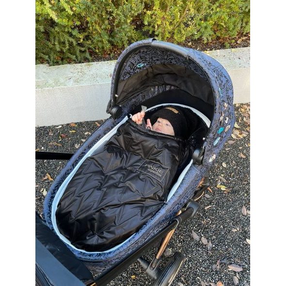 PINKIE PÉŘOVÝ ZIMNÍ FUSAK SUPERFINE VEE OLIVE 0-12MĚS - FUSAKY DO KOČÁRKU - KOČÁRKY A PŘÍSLUŠENSTVÍ