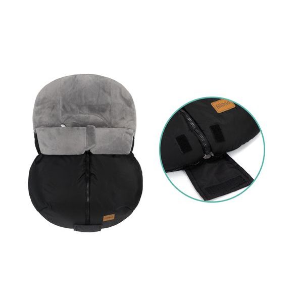 FILLIKID FUSAK ZIMNÍ SELLA GR.0 BLACK - FUSAKY DO KOČÁRKU - KOČÁRKY A PŘÍSLUŠENSTVÍ