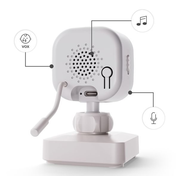 KINDERKRAFT DĚTSKÁ CHŮVIČKA BEZ WI-FI NITEEYE TRAVEL - ELEKTRONICKÉ CHŮVIČKY - SPINKÁNÍ