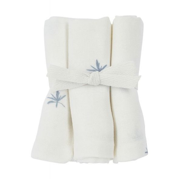 MEYCO BAMBUSOVÁ PLENA-ŽÍNKA 30X30CM 3-BALENÍ IBIZA - DENIM - ŽÍNKY A HOUBIČKY - KOUPÁNÍ A ZDRAVÍ