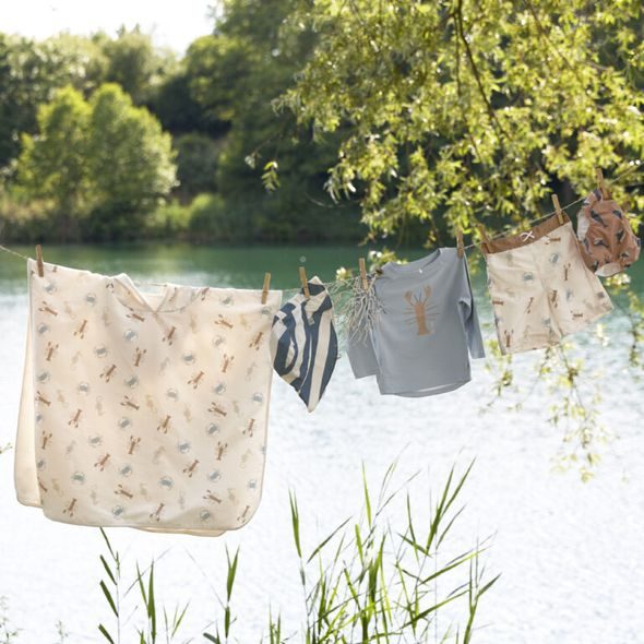 LÄSSIG SPLASH SUN PROTECTION BUCKET HAT BLOCK STR.MILKY/PEACH 19-36M - ČEPIČKY A KLOBOUČKY - PRO DĚTI