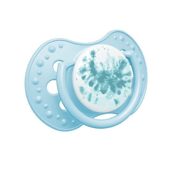 LOVI DUDLÍK SILIKONOVÝ DYNAMICKÝ TIE DYE 0-3M 2KS KLUK - ŠIDÍTKA A DOPLŇKY - KRMENÍ