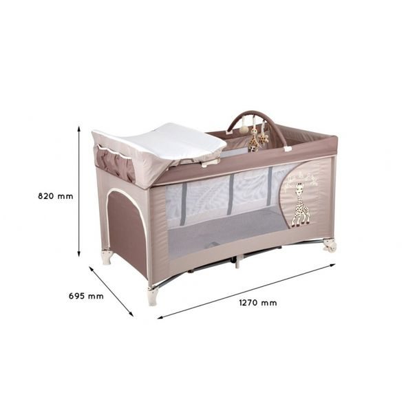 RENOLUX OPTIC 2018 SOPHIE LA GIRAFE CLASSIC - CESTOVNÍ POSTÝLKY - SPINKÁNÍ