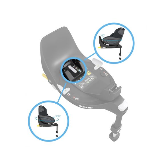 MAXI-COSI ZÁKLADNA FAMILYFIX 360 - BÁZE A ISOFIX BÁZE - AUTOSEDAČKY A PŘÍSLUŠENSTVÍ