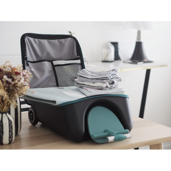 BEABA KUFR NA KOLEČKÁCH SE SEDÁTKEM EAZY GREEN BLUE - BATOHY A TAŠKY - PRO DĚTI