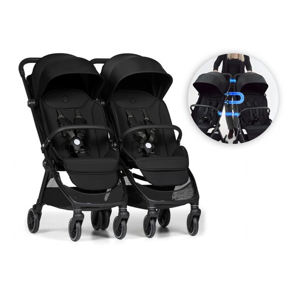 BUMPRIDER CONNECT MINI 2X KOČÁREK S MADLEM BLACK - GOLFOVÉ KOČÁRKY - KOČÁRKY A PŘÍSLUŠENSTVÍ